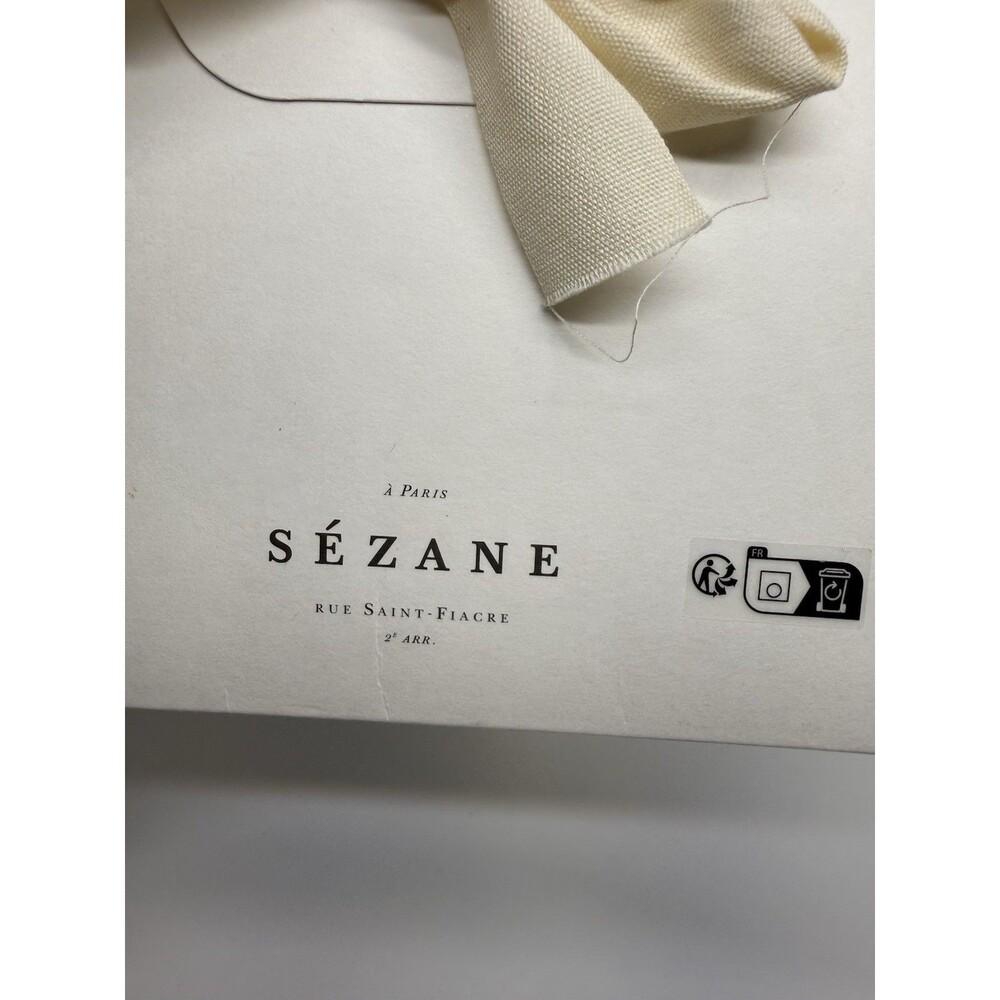 Sézane Floral Foulard pour la vie Scarf Rosewood Flowers New - Picture 5 of 5